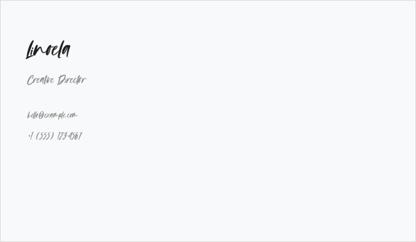 Linoela Business Card