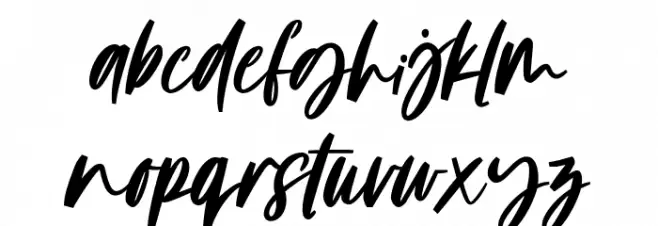 Linoela Font LOWERCASE