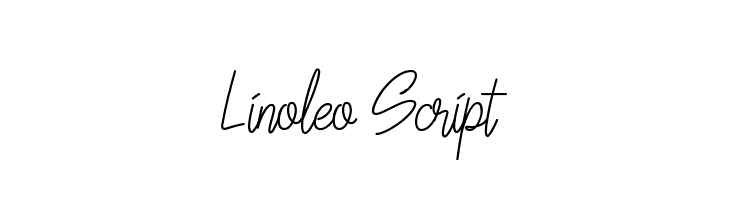 Linoleo Script  नि: शुल्क फ़ॉन्ट्स डाउनलोड