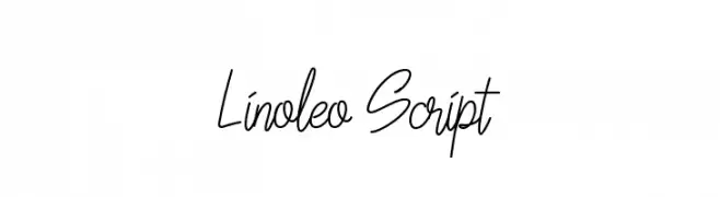Linoleo Script  フリーフォントのダウンロード