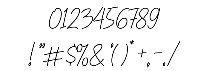 Linoleo Script Font OTHER CHARS