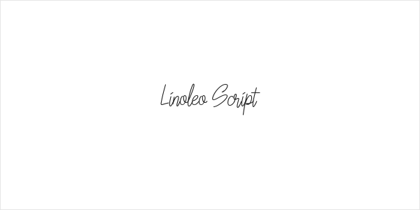Linoleo Script Logo
