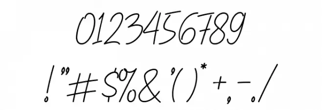 LinoleoScript Font OTHER CHARS