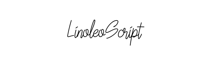 LinoleoScript  免费字体下载