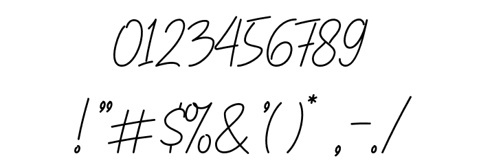 LinoleoScript Font OTHER CHARS