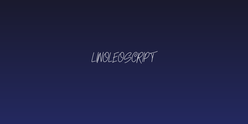 LinoleoScript Social Header
