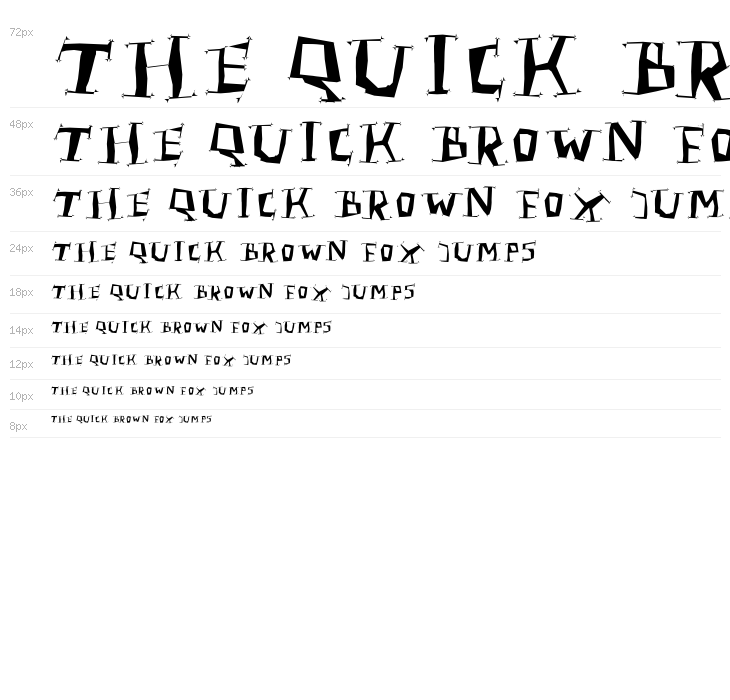 Linolphabet-Bold Waterfall