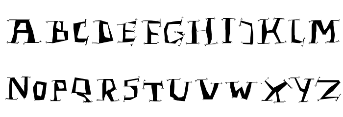Linolphabet-Bold Font LOWERCASE