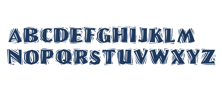 Linolschrift Heavy Lowercase