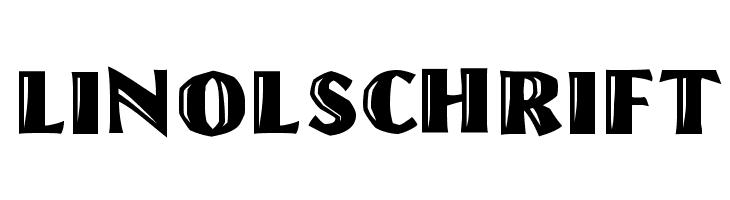 Linolschrift  Descarca Fonturi Gratis