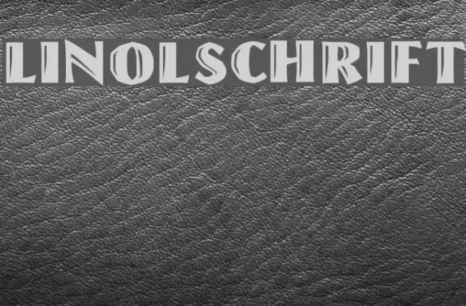 Linolschrift Example 2
