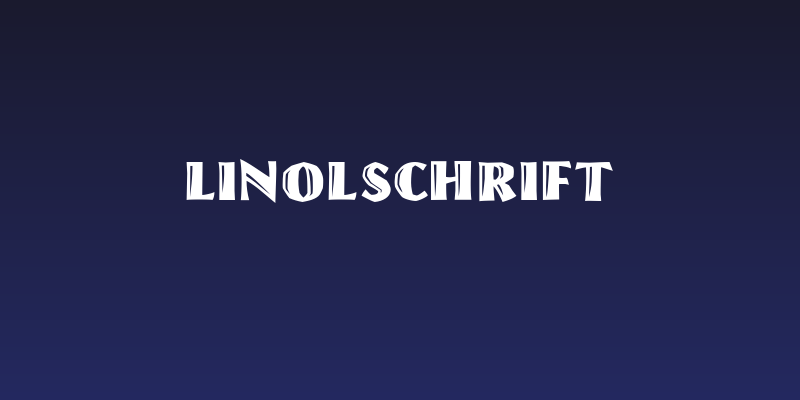 Linolschrift Social Header