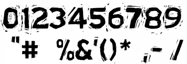 Linostate Demo Bold Font OTHER CHARS