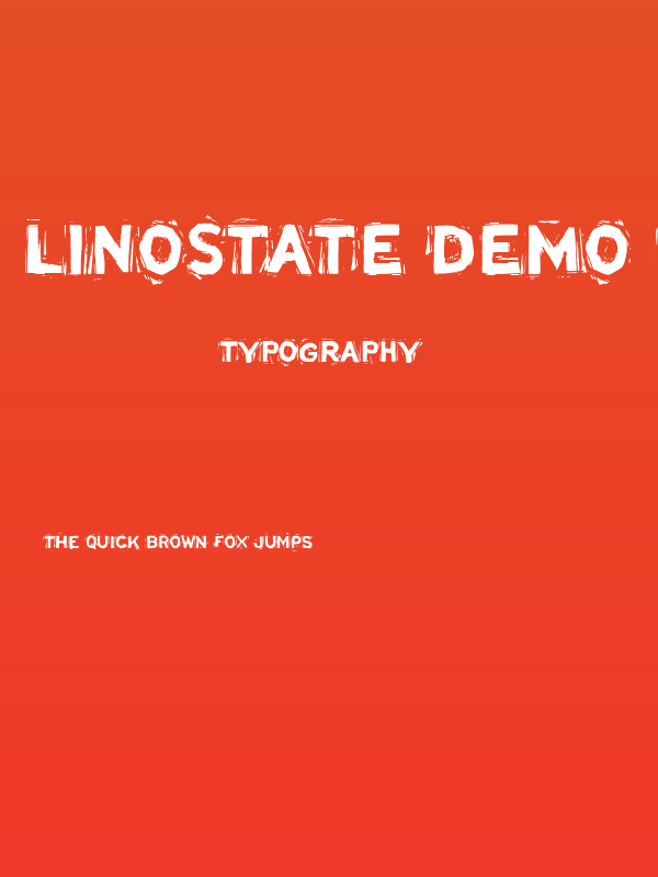 Linostate Demo Bold Poster