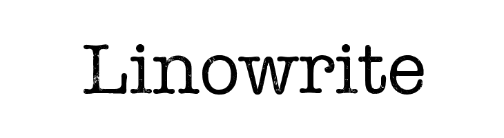 Linowrite  Descarca Fonturi Gratis