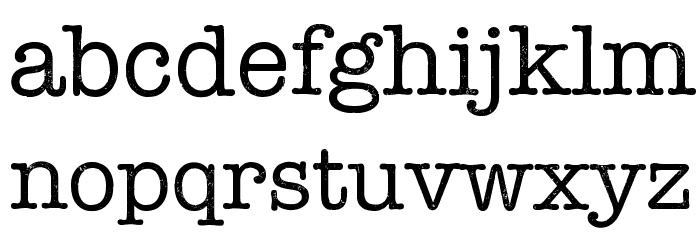 Linowrite Font LOWERCASE