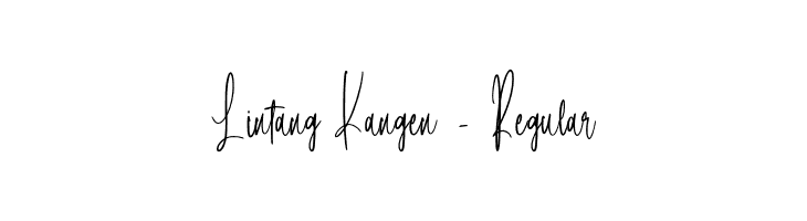 Lintang Kangen - Regular  नि: शुल्क फ़ॉन्ट्स डाउनलोड