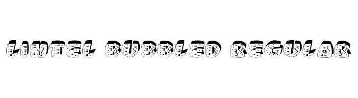 Lintel Bubbled Regular  Frei Schriftart Herunterladen