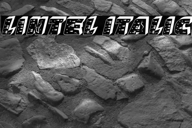 Lintel Italic Example 1