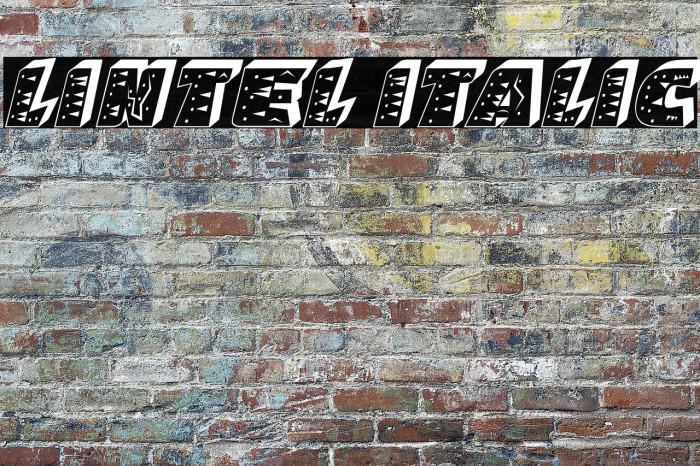 Lintel Italic Example 3