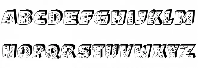 Lintel Regular Schriftart Groß