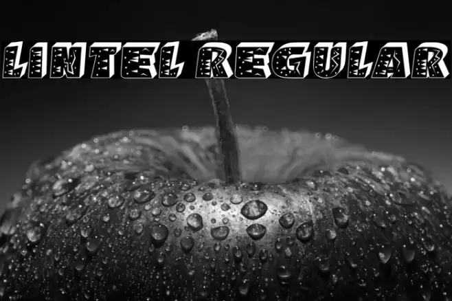 Lintel Regular Font examples