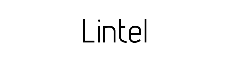Lintel Font
