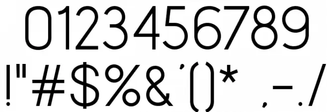 Lintel Font OTHER CHARS