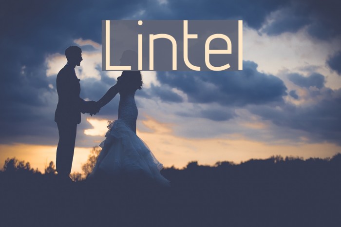 Lintel Font examples