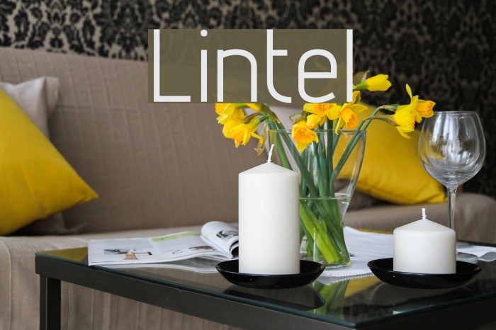 Lintel Font examples