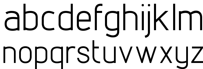Lintel Font LOWERCASE
