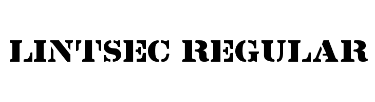 Lintsec Regular Font