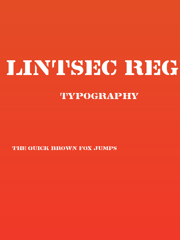 Lintsec Regular Poster