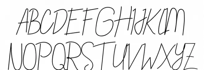Linttang Schriftart Groß
