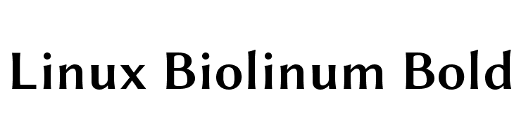 Linux Biolinum Bold  नि: शुल्क फ़ॉन्ट्स डाउनलोड