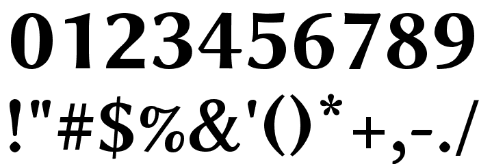 Linux Biolinum Capitals Bold Font OTHER CHARS