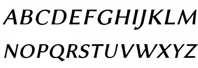 Linux Biolinum Capitals Italic 字体 小写