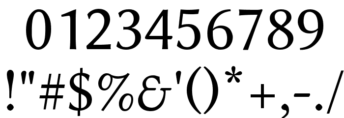 Linux Biolinum Capitals Font OTHER CHARS