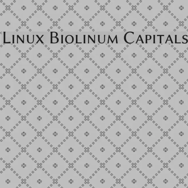 Linux Biolinum Capitals Example 1