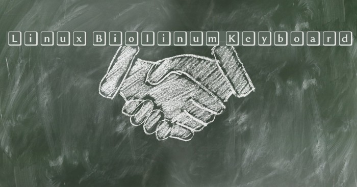 Linux Biolinum Keyboard لخطوط تنزيل examples