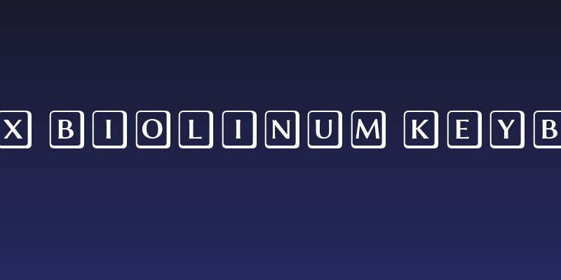 Linux Biolinum Keyboard Social Header