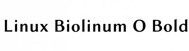 Linux Biolinum O Bold  لخطوط تنزيل