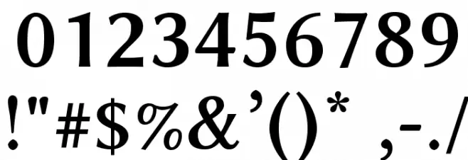 Linux Biolinum O Bold Font OTHER CHARS