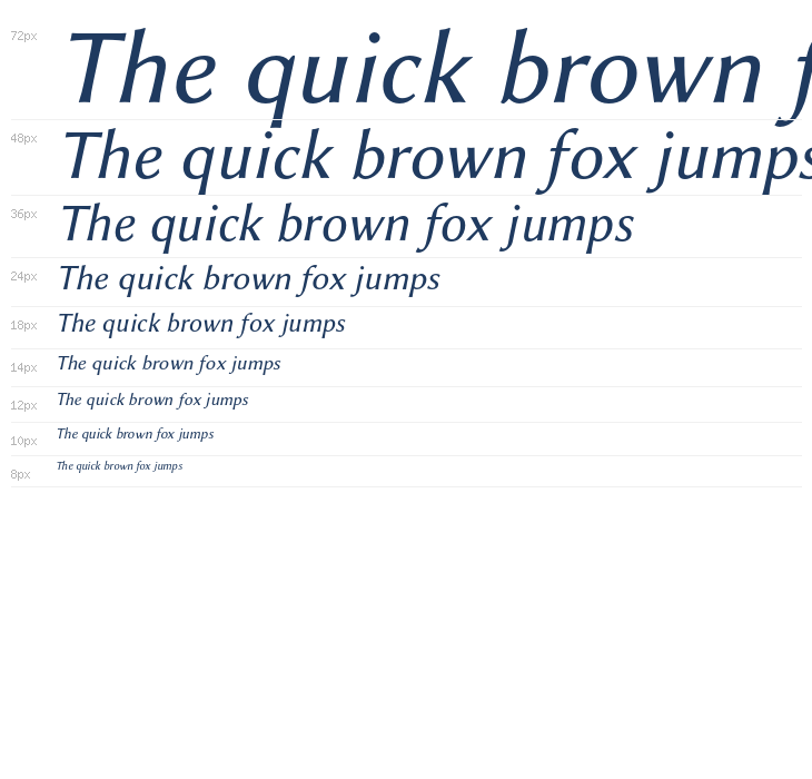 Linux Biolinum O Italic1 Waterfall