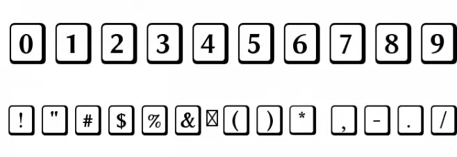Linux Biolinum O Keyboard Font OTHER CHARS