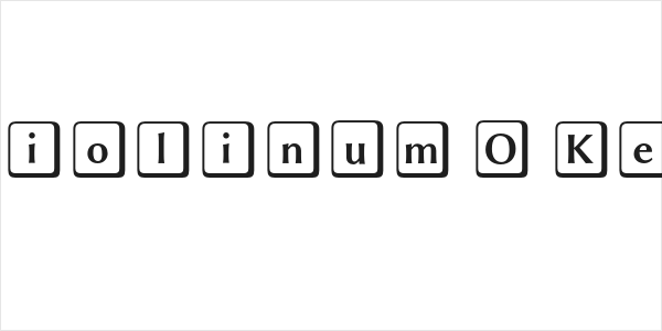 Linux Biolinum O Keyboard Logo
