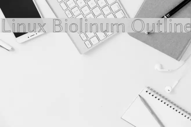 Linux Biolinum Outline Font examples