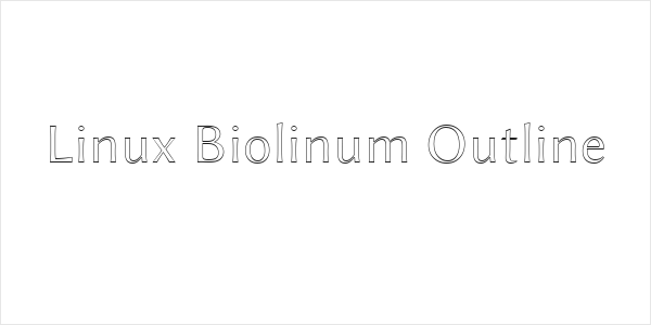 Linux Biolinum Outline Logo