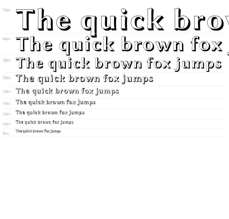 Linux Biolinum Shadow Bold Waterfall