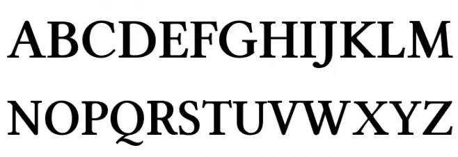 Linux Libertine Bold Caratteri MAIUSCOLE